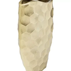 Vasen|KARE Design Deko Vase Sacramento Comb Champagner Gold 59Cm