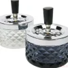 Ascher|KARE Design Drehascher Cristallo Smoke Sortiert