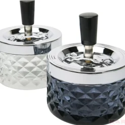 Ascher|KARE Design Drehascher Cristallo Smoke Sortiert