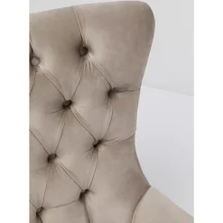 Sessel|KARE Design Drehsessel Bellissima Velvet Beige