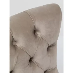Sessel|KARE Design Drehsessel Bellissima Velvet Beige