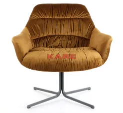 Sessel|KARE Design Drehsessel Bristol Gelb