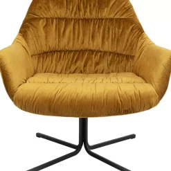 Sessel|KARE Design Drehsessel Bristol Gelb