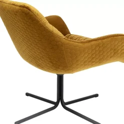 Sessel|KARE Design Drehsessel Bristol Gelb