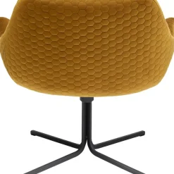 Sessel|KARE Design Drehsessel Bristol Gelb
