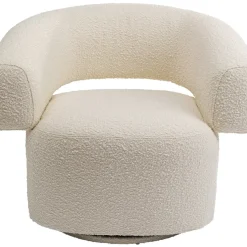 Sessel|KARE Design Drehsessel Maye Creme