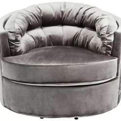 Sessel|KARE Design Drehsessel Music Hall Grau