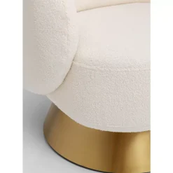Sessel|KARE Design Drehsessel Orion Weis