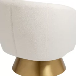 Sessel|KARE Design Drehsessel Orion Weis