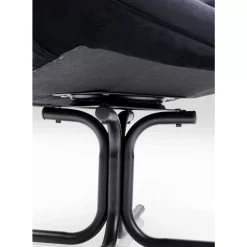 Sessel|KARE Design Drehsessel Oscar Velvet Schwarz