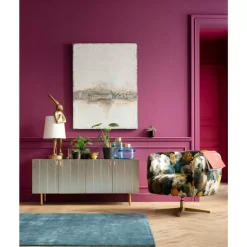 Sessel|KARE Design Drehsessel Peony Flower Gelb