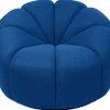 Sessel|KARE Design Drehsessel Peppo Lounge Blau