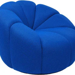 Sessel|KARE Design Drehsessel Peppo Lounge Blau