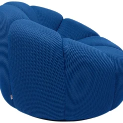Sessel|KARE Design Drehsessel Peppo Lounge Blau