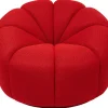 Sessel|KARE Design Drehsessel Peppo Lounge Rot