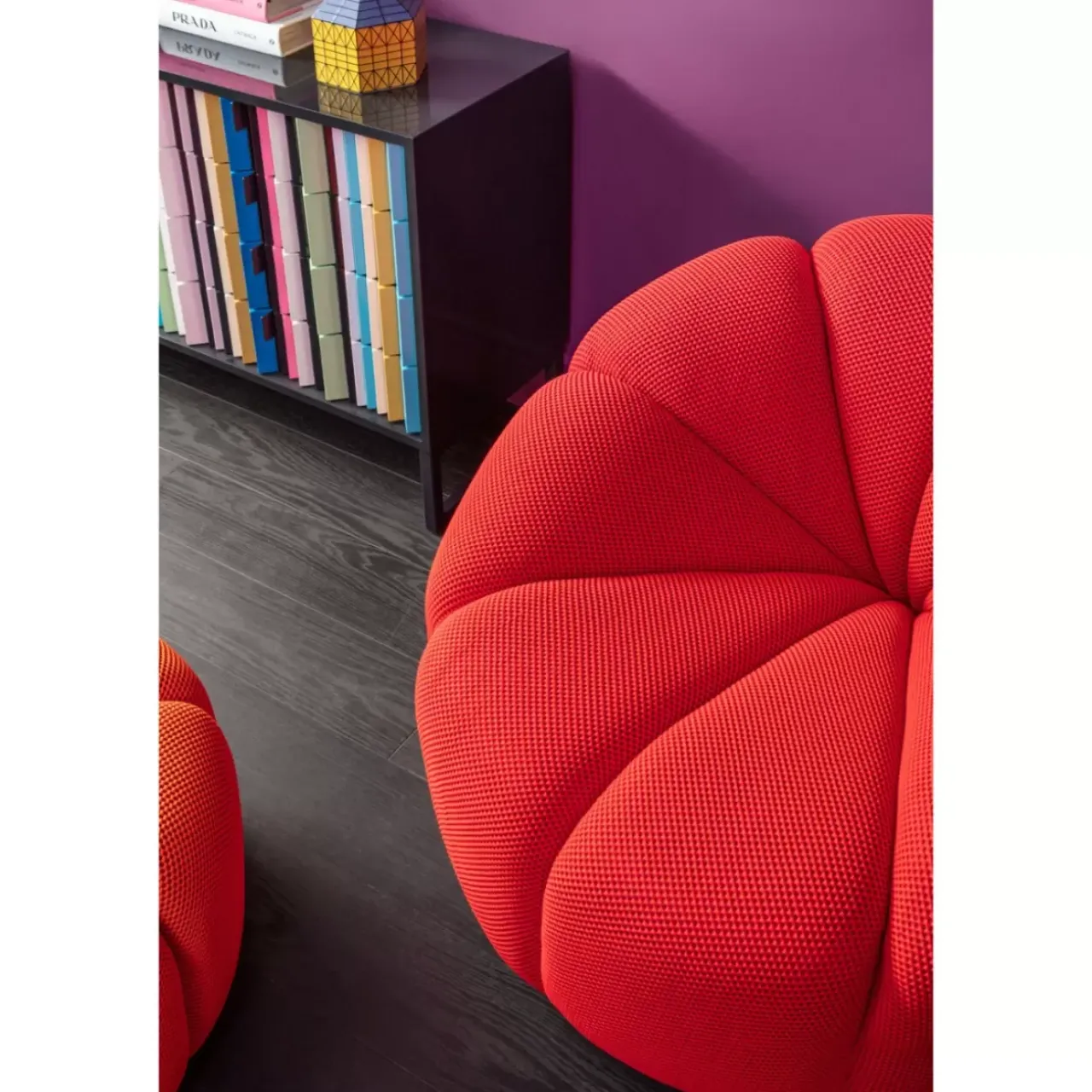 Sessel|KARE Design Drehsessel Peppo Lounge Rot