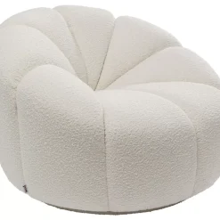 Sessel|KARE Design Drehsessel Peppo Lounge Weis