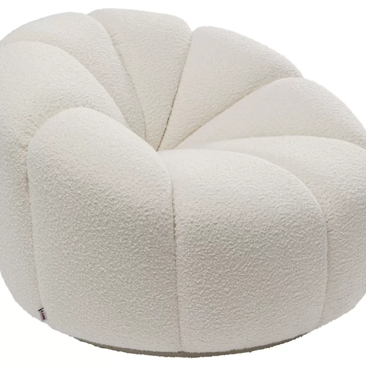 Sessel|KARE Design Drehsessel Peppo Lounge Weis