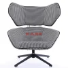 Sessel|KARE Design Drehsessel Toledo Schwarz Weiss