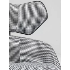 Sessel|KARE Design Drehsessel Toledo Schwarz Weiss
