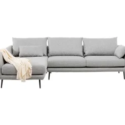 Sofas & Couches|KARE Design Ecksofa Amalfi Links Grau 275Cm