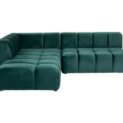 Sofas & Couches|KARE Design Ecksofa Belami Velvet Dunkelgrun Links 265Cm