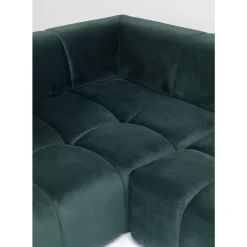 Sofas & Couches|KARE Design Ecksofa Belami Velvet Dunkelgrun Links 265Cm