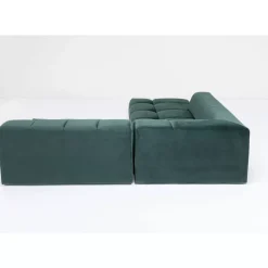 Sofas & Couches|KARE Design Ecksofa Belami Velvet Dunkelgrun Links 265Cm