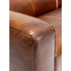 Sofas & Couches|KARE Design Ecksofa Cubetto Leder Braun