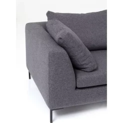 Sofas & Couches|KARE Design Ecksofa Gianni Dolce Dunkelgrau Rechts
