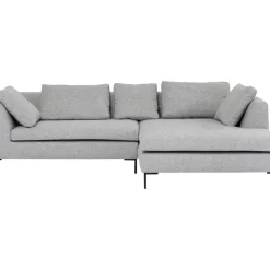 Sofas & Couches|KARE Design Ecksofa Gianni Dolce Hellgrau Rechts