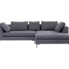 Sofas & Couches|KARE Design Ecksofa Gianni Grau Rechts