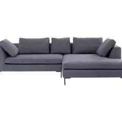 Sofas & Couches|KARE Design Ecksofa Gianni Grau Rechts