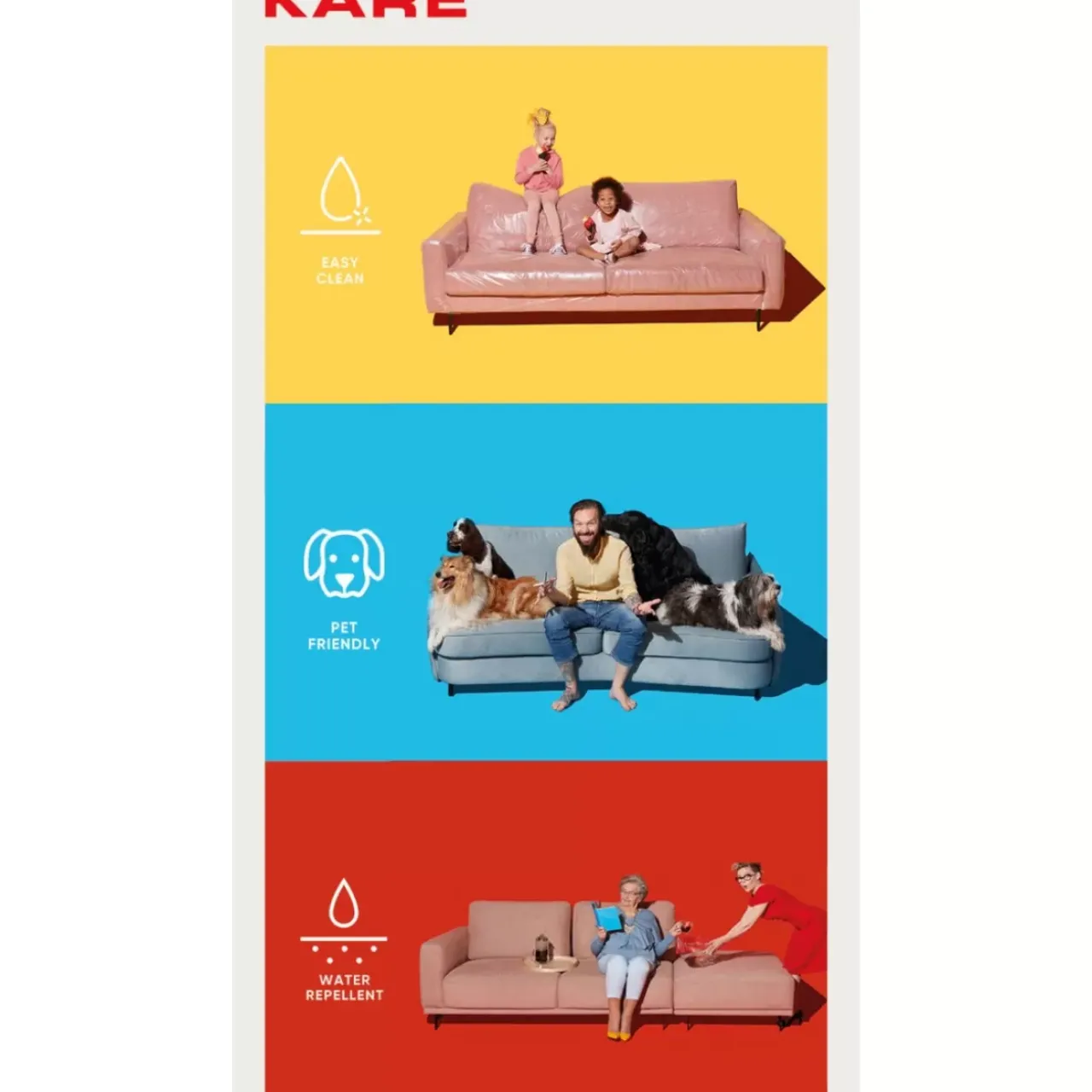 Sofas & Couches|KARE Design Ecksofa Gianni Grau Rechts