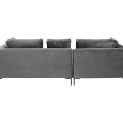 Sofas & Couches|KARE Design Ecksofa Gianni Small Velvet Grau Links