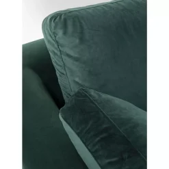 Sofas & Couches|KARE Design Ecksofa Gianni Small Velvet Dunkelgrun Rechts