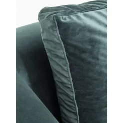 Sofas & Couches|KARE Design Ecksofa Gianni Velvet Dunkelgrun Rechts Schwarz