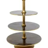 Geschirr & Tischaccessoires|KARE Design Etagere Lovely Brass 56Cm