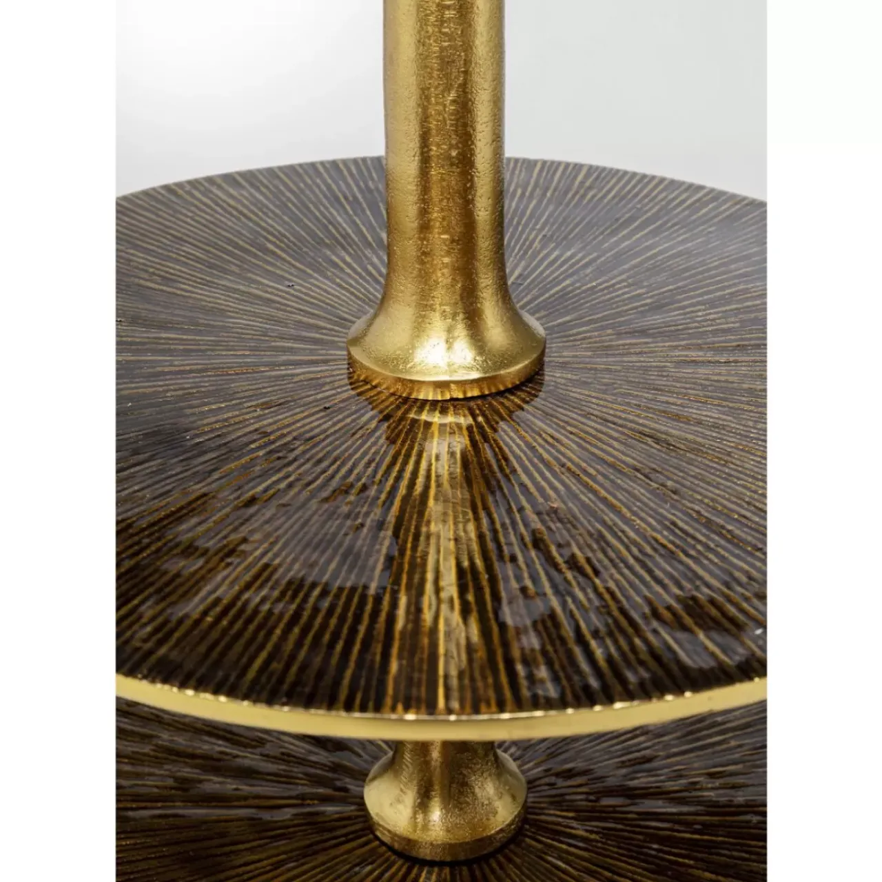 Geschirr & Tischaccessoires|KARE Design Etagere Lovely Brass 56Cm