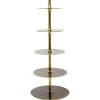 Geschirr & Tischaccessoires|KARE Design Etagere Lovely Brass 162Cm