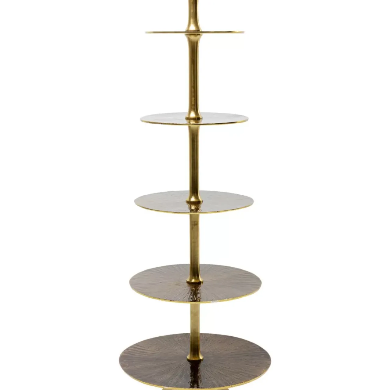 Geschirr & Tischaccessoires|KARE Design Etagere Lovely Brass 162Cm