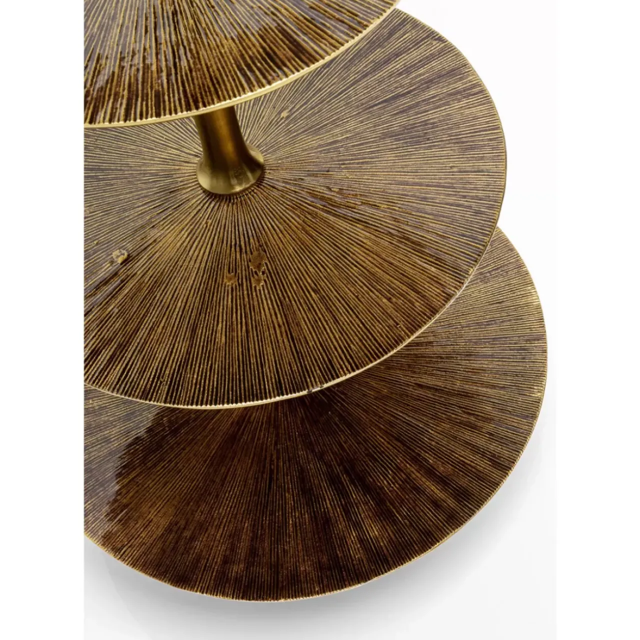 Geschirr & Tischaccessoires|KARE Design Etagere Lovely Brass 162Cm