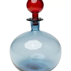 Aufbewahrung & Ordnung|KARE Design Flasche Honeymoon Lid Blau 25
