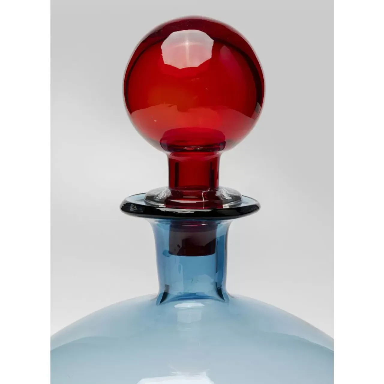 Aufbewahrung & Ordnung|KARE Design Flasche Honeymoon Lid Blau 25