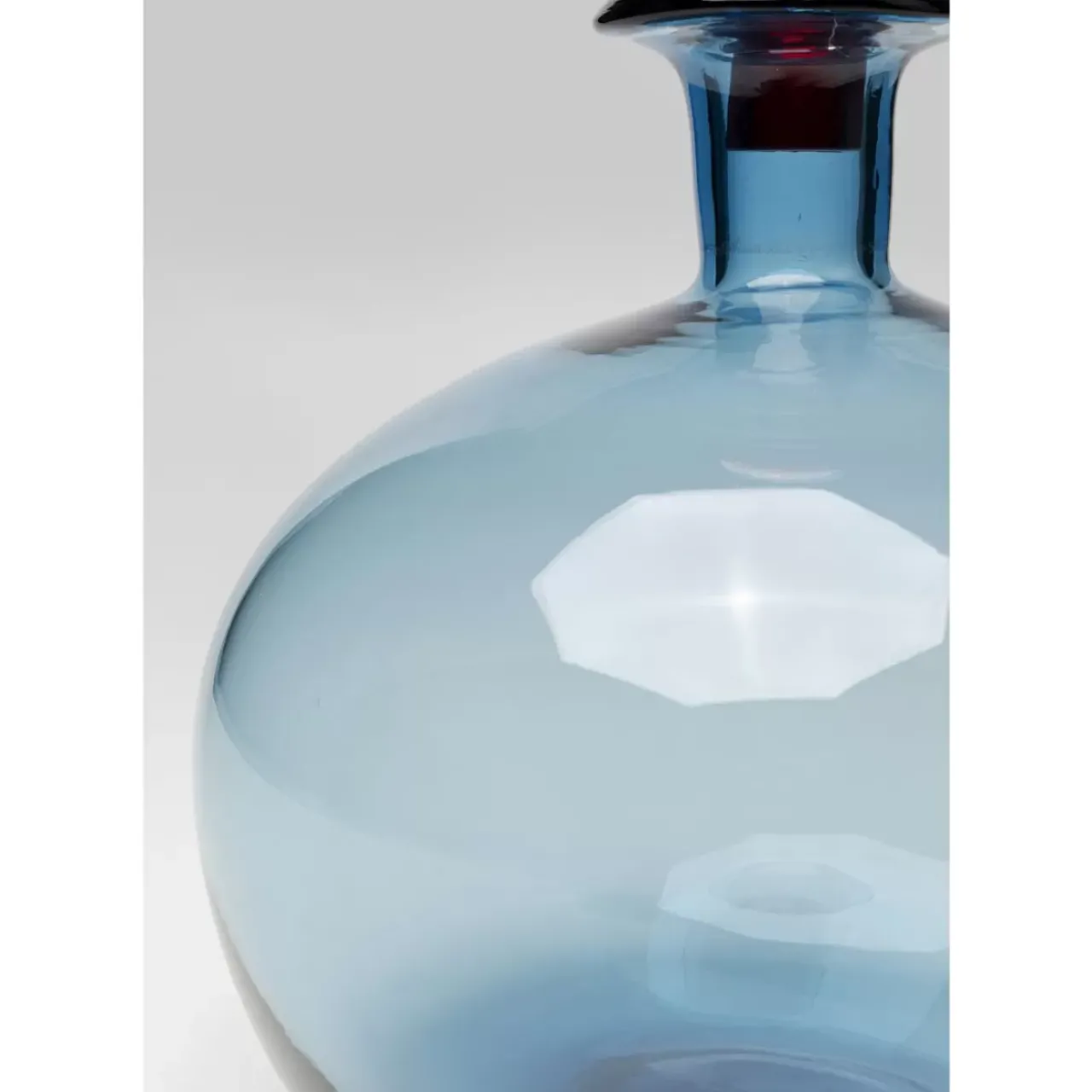 Aufbewahrung & Ordnung|KARE Design Flasche Honeymoon Lid Blau 25