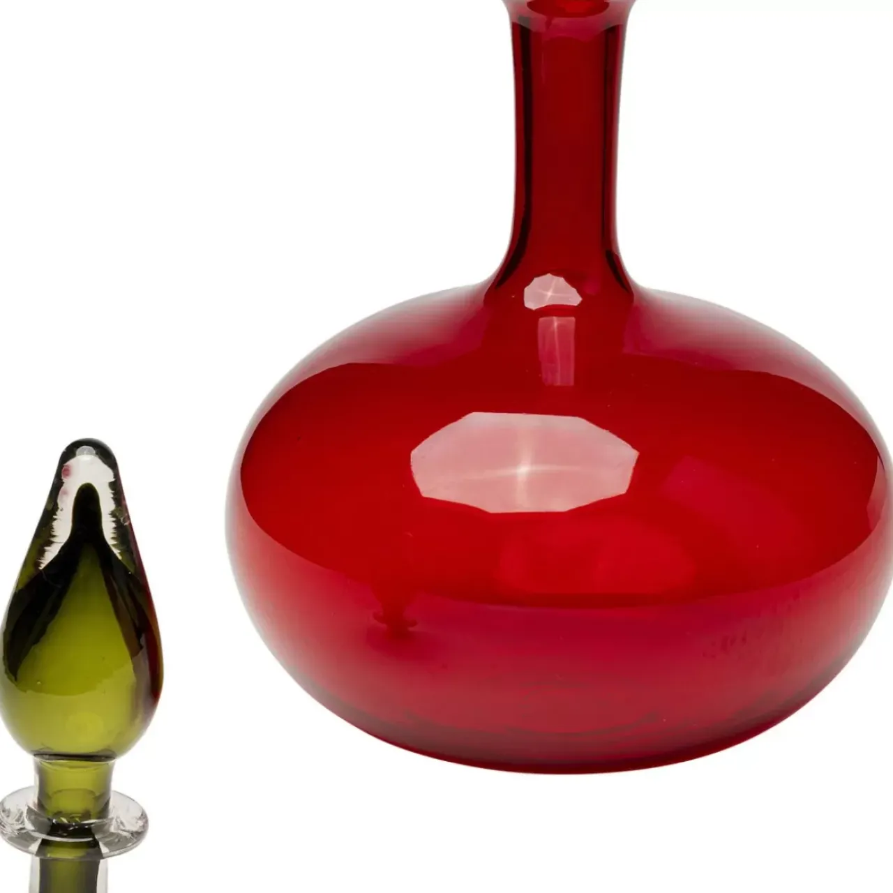 Aufbewahrung & Ordnung|KARE Design Flasche Honeymoon Lid Rot 33