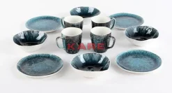 Geschirr & Tischaccessoires|KARE Design Fruhstucksset Mustique (12/Tlg.)