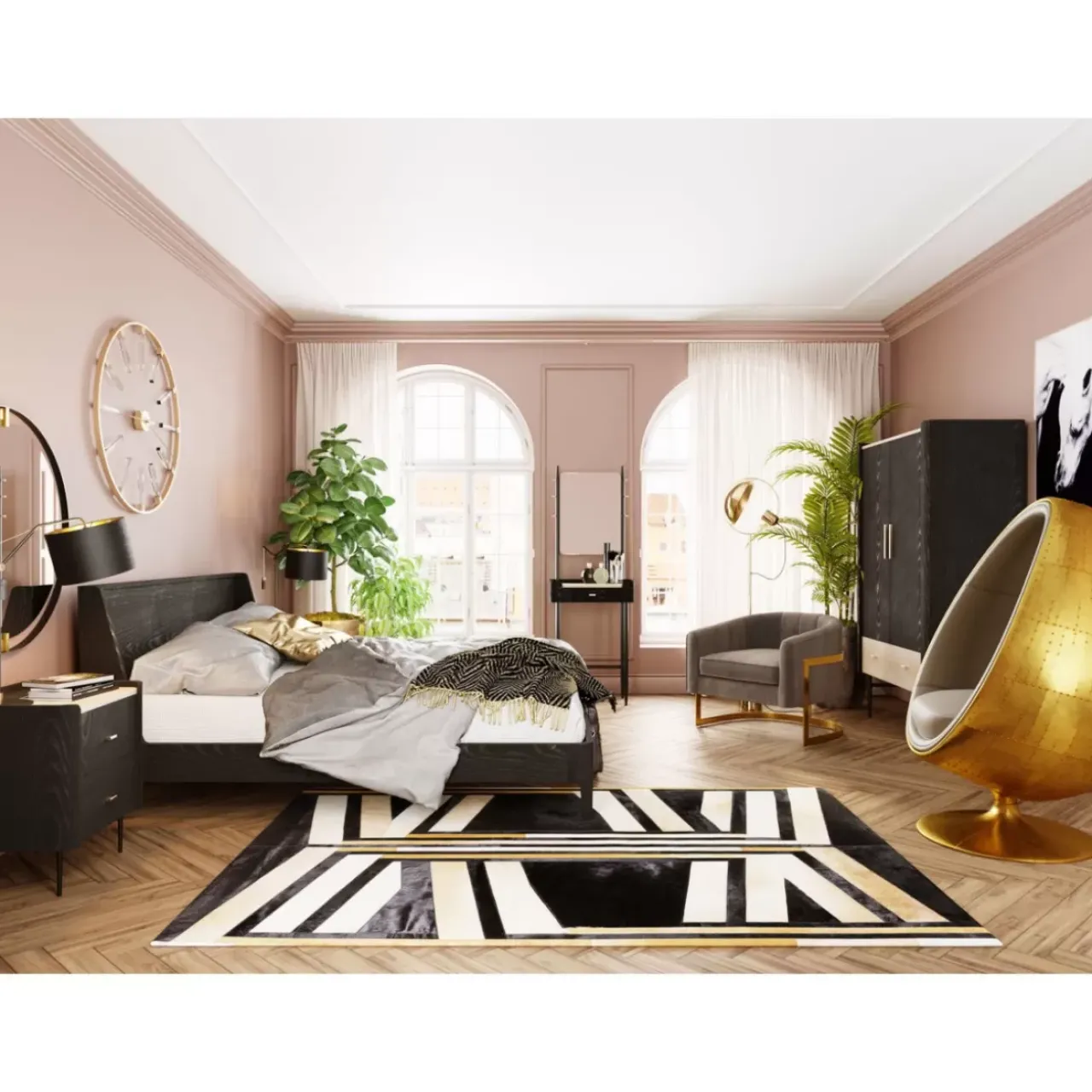 Kleinmöbel & Sonstiges|KARE Design Garderobe Mit Spiegel Milano