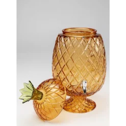 Geschirr & Tischaccessoires|KARE Design Getrankespender Pineapple Amber (2/Tlg.)
