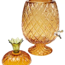 Geschirr & Tischaccessoires|KARE Design Getrankespender Pineapple Amber (2/Tlg.)